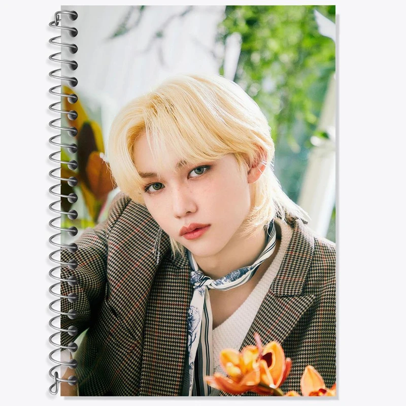 دفتر زبان 50 برگ خندالو مدل سه خط طرح فلیکس گروه استری کیدز Stary Kids کد 16939