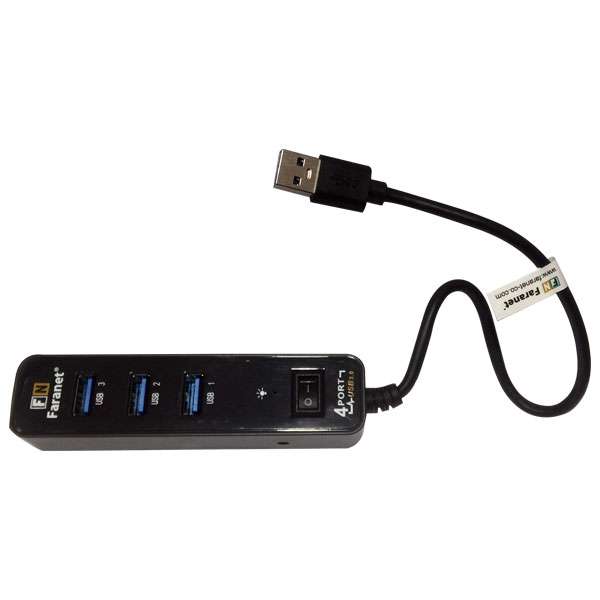 هاب USB 3.0 چهار پورت فرانت مدل FN-U3H403S