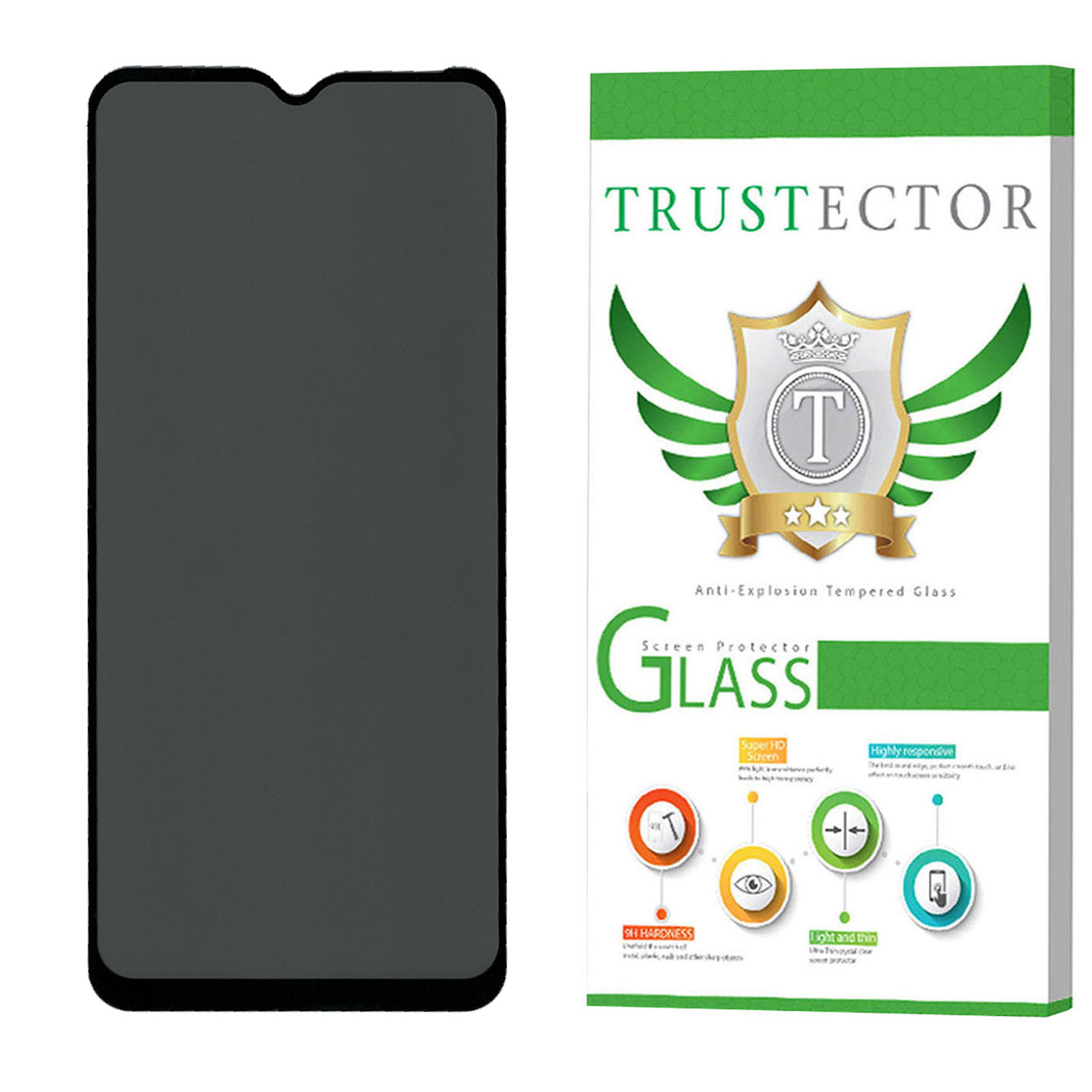 محافظ صفحه نمایش حریم شخصی تراستکتور مدل PFTA مناسب برای گوشی موبایل سامسونگ Galaxy F13