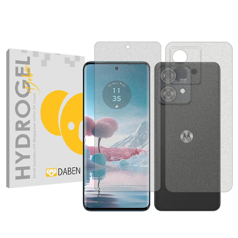 محافظ صفحه نمایش مات دبن مدل Tough مناسب برای گوشی موبایل موتورولا Edge 40 Neo به همراه محافظ پشت گوشی