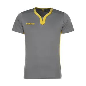 تی شرت ورزشی مردانه مکرون مدل کاناپوس رنگ طوسی