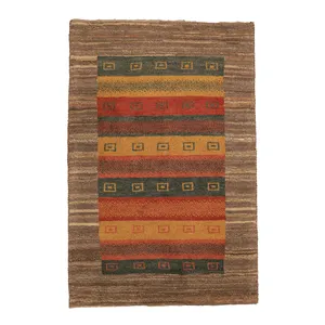 گبه دستباف یک متری طرح مدرن کد 4040432