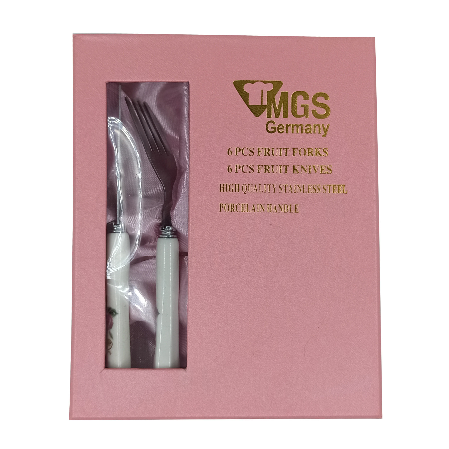 ست کارد و چنگال میوه خوری 12 پارچه ام جی اس کد 34015