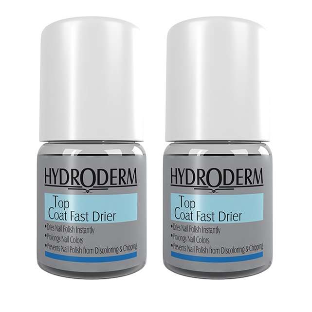 محلول خشک کننده لاک ناخن هیدرودرم مدل 001 حجم 8 میلی لیتر  مجموعه دو عددی