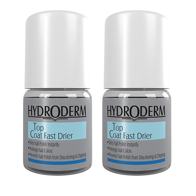 محلول خشک کننده لاک ناخن هیدرودرم مدل 001 حجم 8 میلی لیتر  مجموعه دو عددی