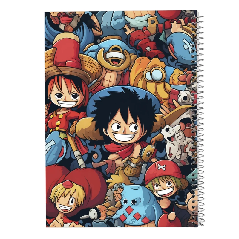 دفتر ژورنال نویسی 50 برگ مدوپد مدل نقطه ای طرح وان پیس One Piece کد DF11530