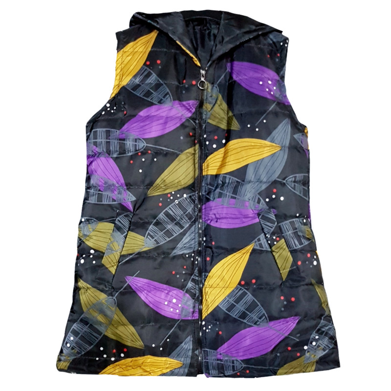 پافر زنانه مدل برگ