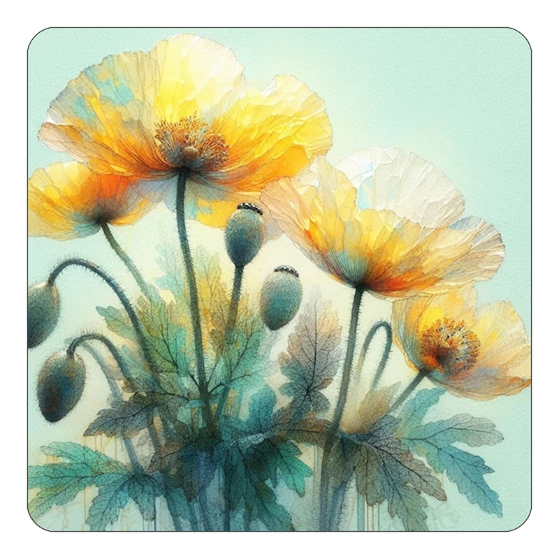 مگنت کاکتی طرح نقاشی رنگ روغن مدل mp73014