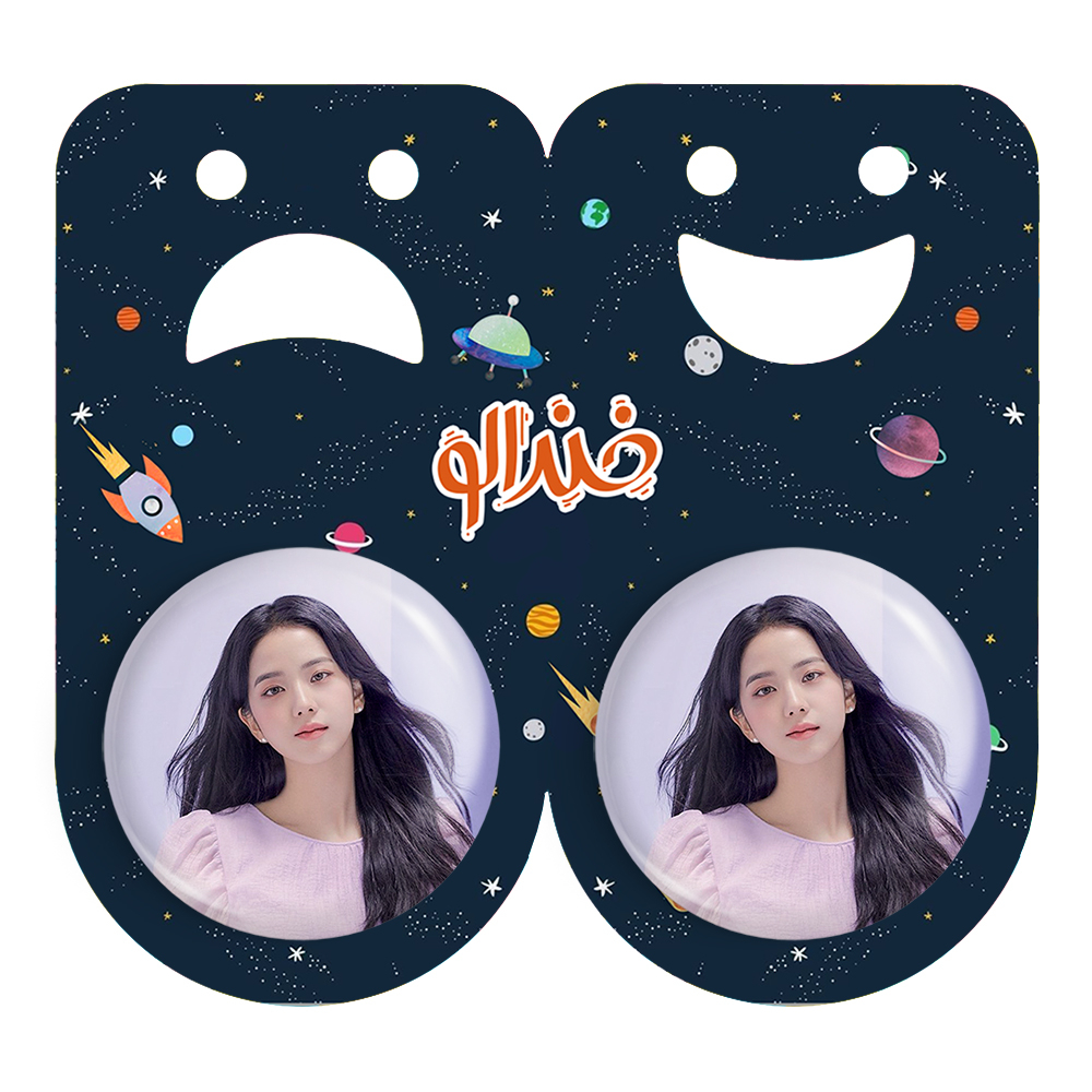 پیکسل خندالو مدل جیسو بلک پینک کد 14172 به همراه مگنت