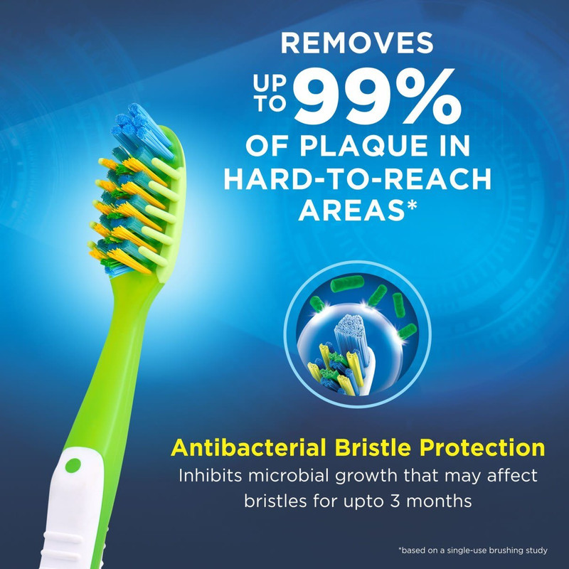 مسواک اورال-بی سری PRO-HEALTH مدل ANTI-BACTERIAL با برس نرم مجموعه 2 عددی