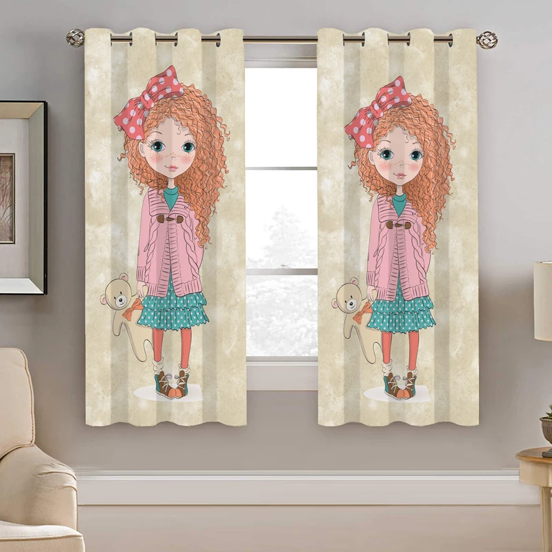 پرده نیروانا طرح کودک  مدل هازان کد 4083 سایز 140×200 سانتی متر