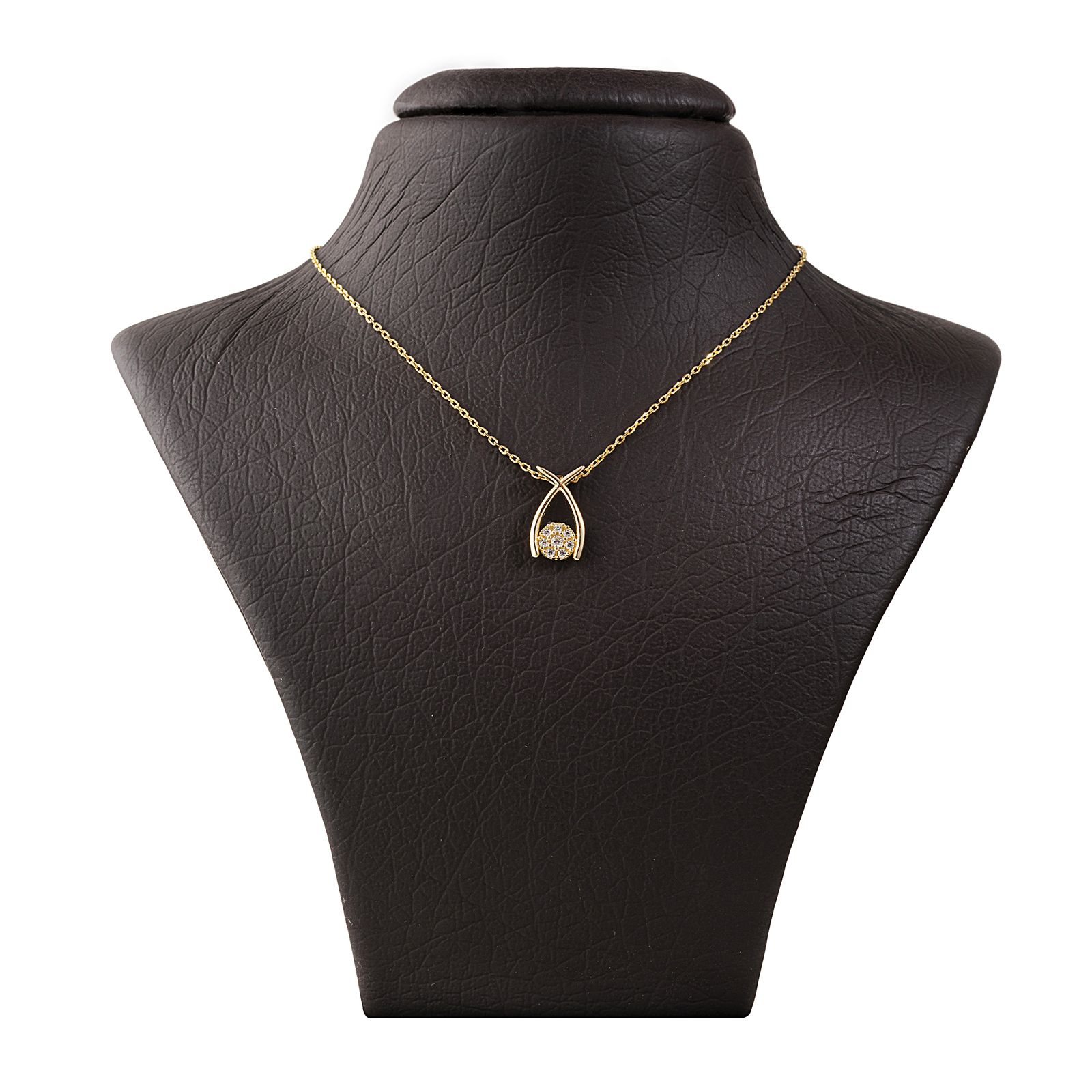 گردنبند طلا 18 عیار زنانه جواهری سون مدل 3342 -  - 1