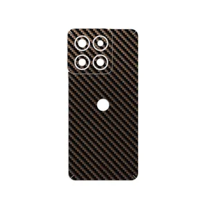 MAHOOT Glossy-Brown-Fiber Cover Sticker for Motorola Edge 60 Pro