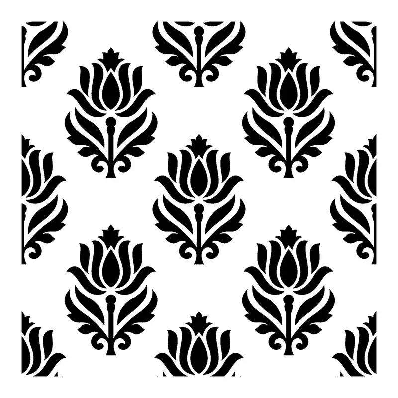 شابلون باتیس آرت طرح پترن کد 50-563