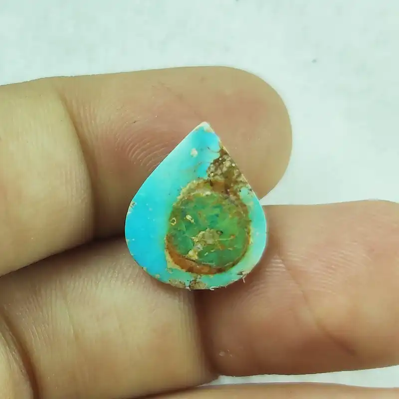 سنگ فیروزه نیشابور سلین کالا مدل طبیعی اشکی pc2-4