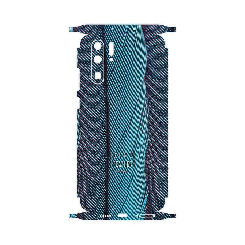 برچسب پوششی ماهوت مدل Turquoise feathers-FullSkin مناسب برای گوشی موبایل هوآوی P30 Pro