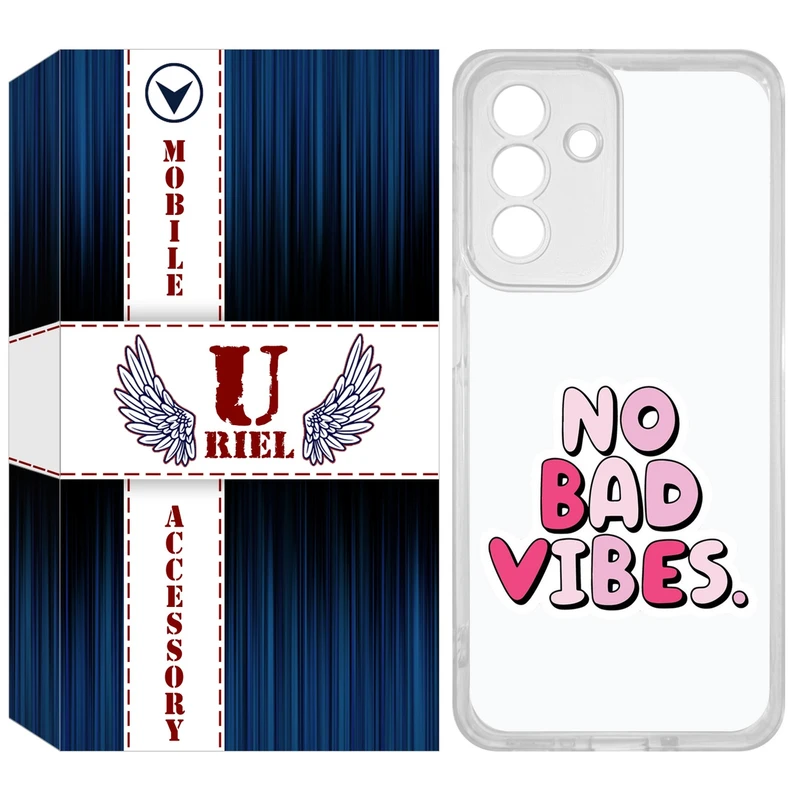 کاور یوریل مدل Clear کد 92 طرح انرژی مثبت مناسب برای گوشی موبایل سامسونگ Galaxy A56