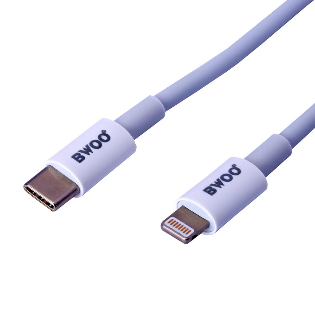 کابل تبدیل لایتنینگ به usb-C بوو مدل X193 طول یک متر