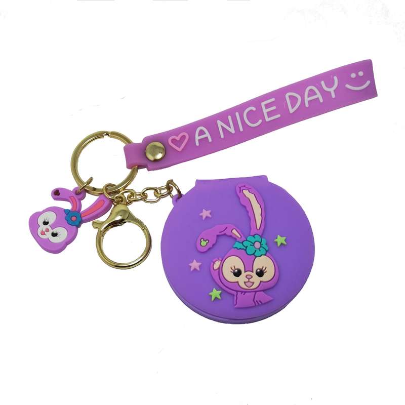 جاکلیدی دخترانه مدل آینه سیلیکونی طرح خرگوش جاکلیدی دخترانه مدل آینه سیلیکونی طرح خرگوش