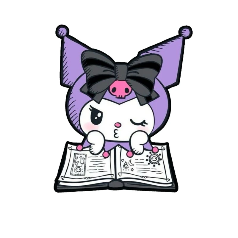 استیکر پارچه و لباس پاد آفرین مدل کارتونی کورومی kuromi کد 159