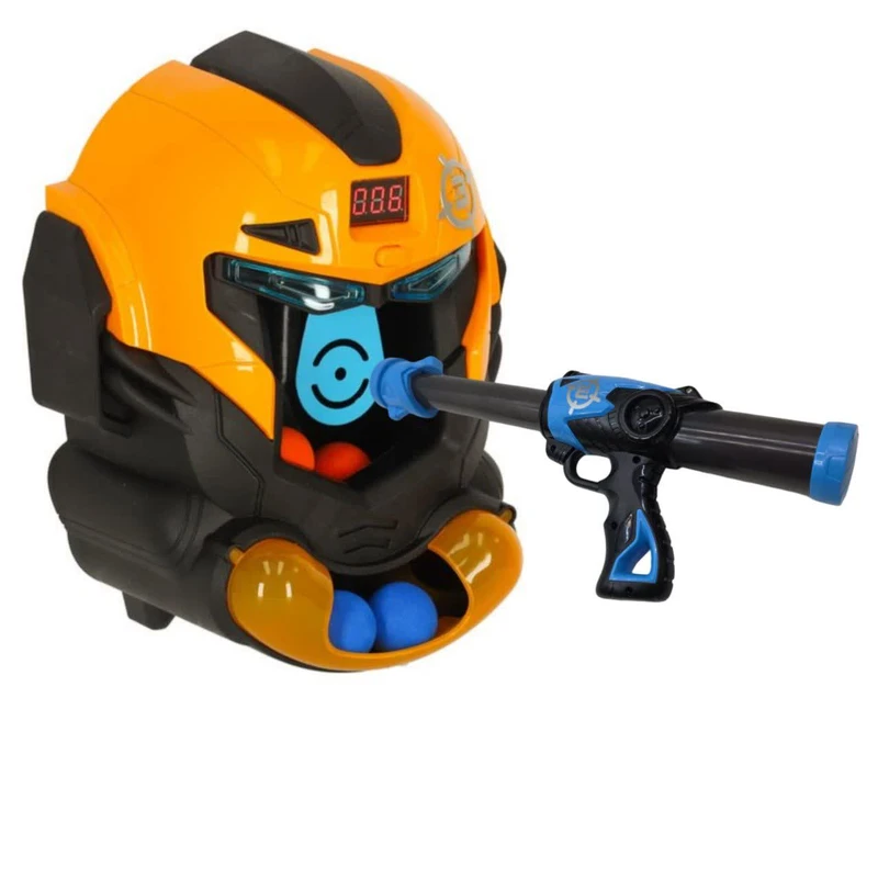 اسباب بازی ناب سل مدل تفنگ و کلاه کاسکت با صفحه نمایش شماره انداز صدادار چراغدار SHOOTING GAME 2IN1 LIGHT &SOUND