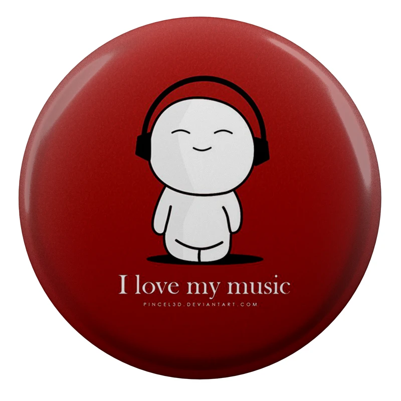 مگنت طرح من عاشق موسیقی هستم مدل S1369 