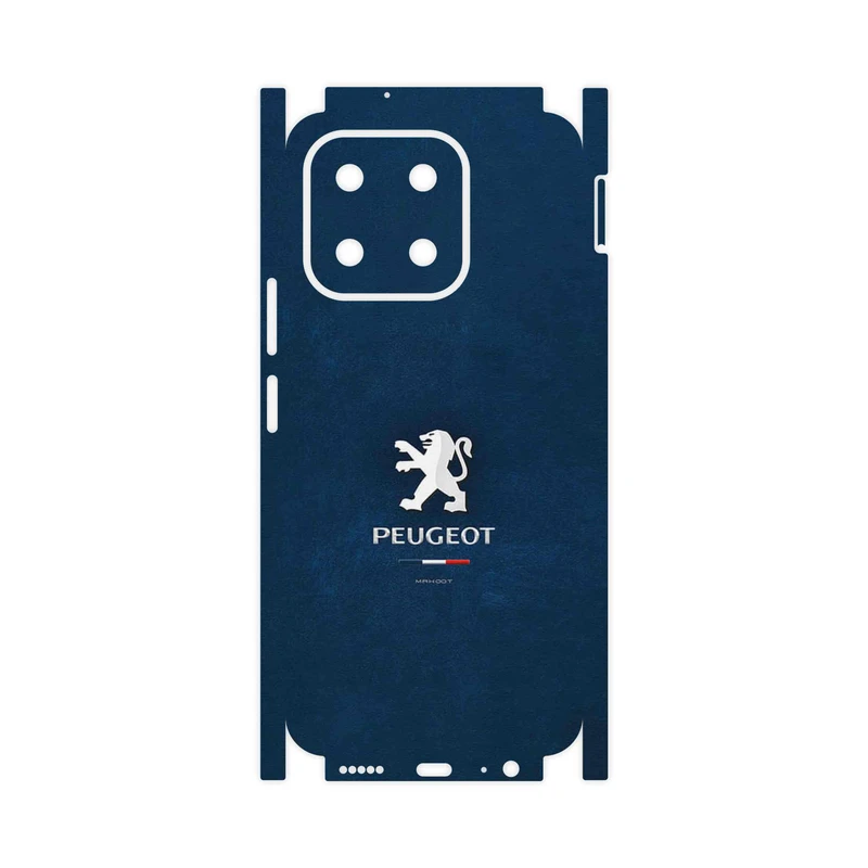 برچسب پوششی ماهوت مدل Peugeot_Logo-FullSkin مناسب برای گوشی موبایل آنر X6b