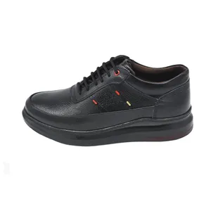 کفش طبی مردانه مدل چرم طبیعی ماکان کد 600