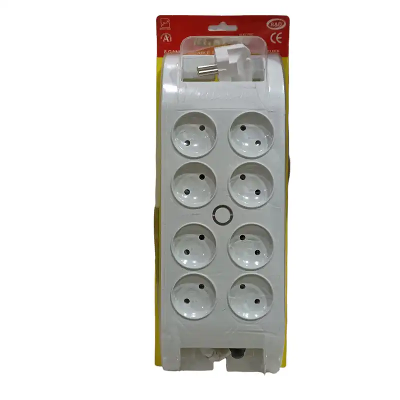 چند راهی برق خیام الکتریک مدل 8 خانه فیوز دار