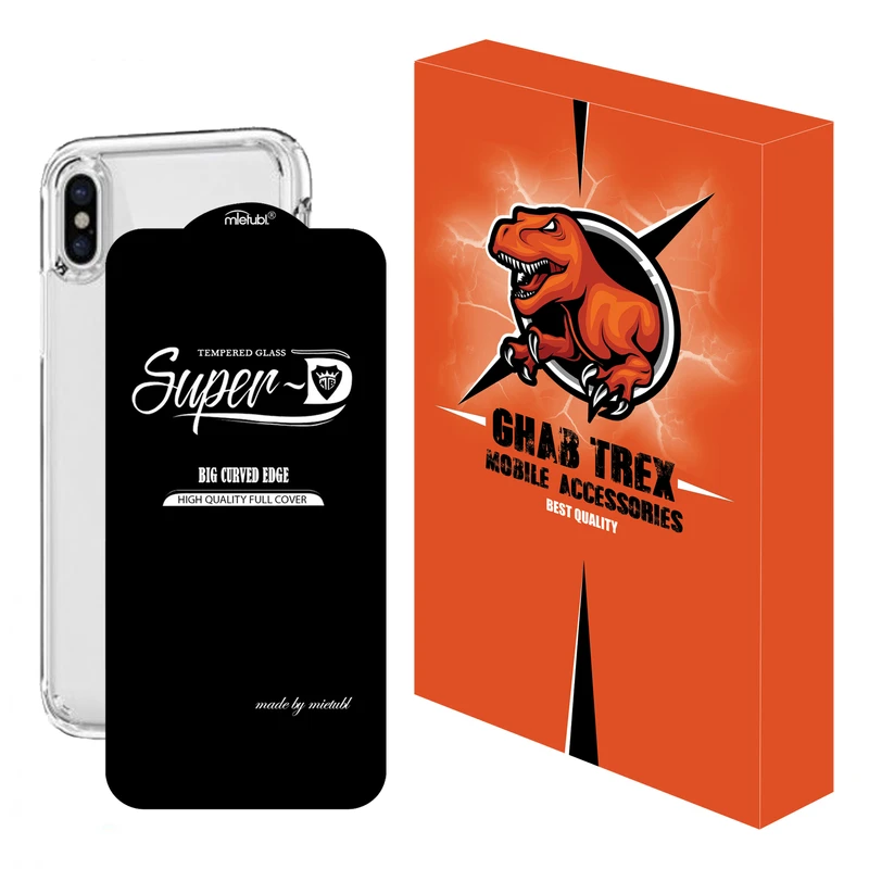 کاور قاب تی رکس مدل 2SDJ مناسب برای گوشی موبایل اپل iPhone XS Max به همراه محافظ صفحه نمایش
