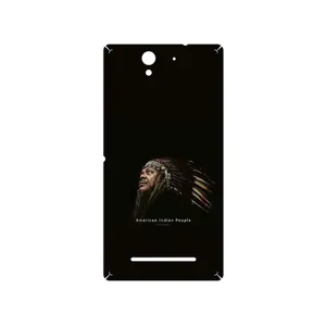MAHOOT Portrait of an Indian Man Cover Sticker for Sony Xperia C3 Dual