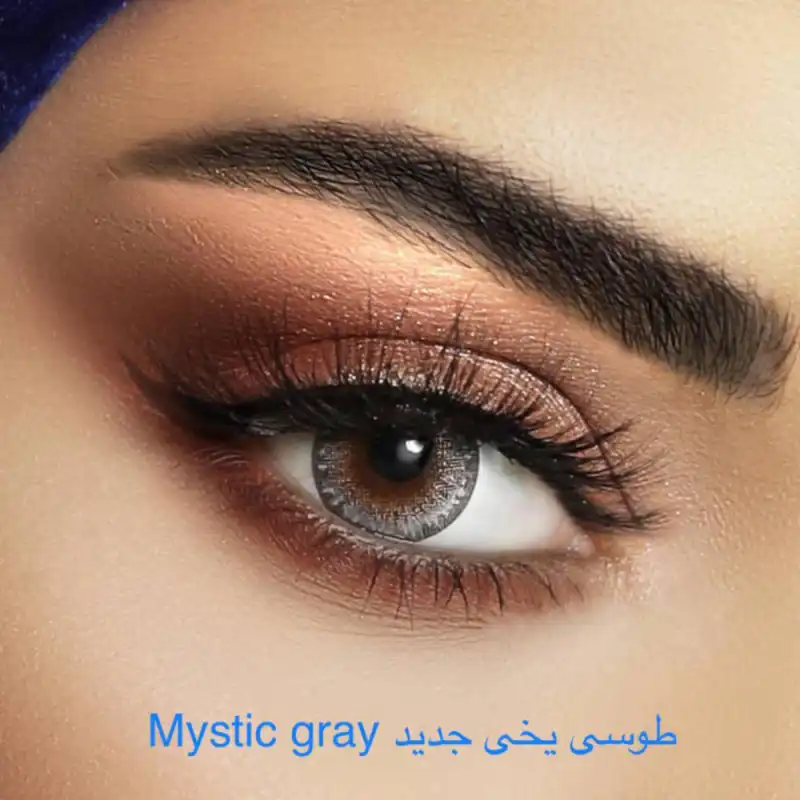 لنز چشم فرشلوک مدل 02  رنگ طوسی یخی