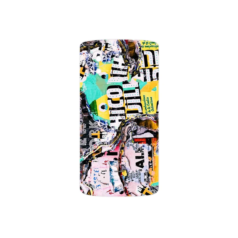 برچسب پوششی ماهوت مدل Collage of Teared Paper مناسب برای گوشی موبایل گوگل Nexus 5