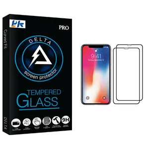 PK Delta Glass Screen Protector For Apple iPhone X Pack Of 2