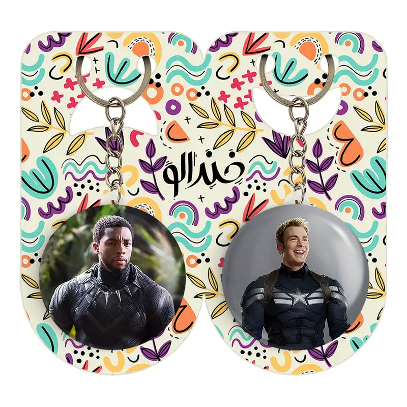 جاکلیدی خندالو مدل بیوه و پلنگ سیاه مارول Marvel کد 1938919396 مجموعه 2 عددی