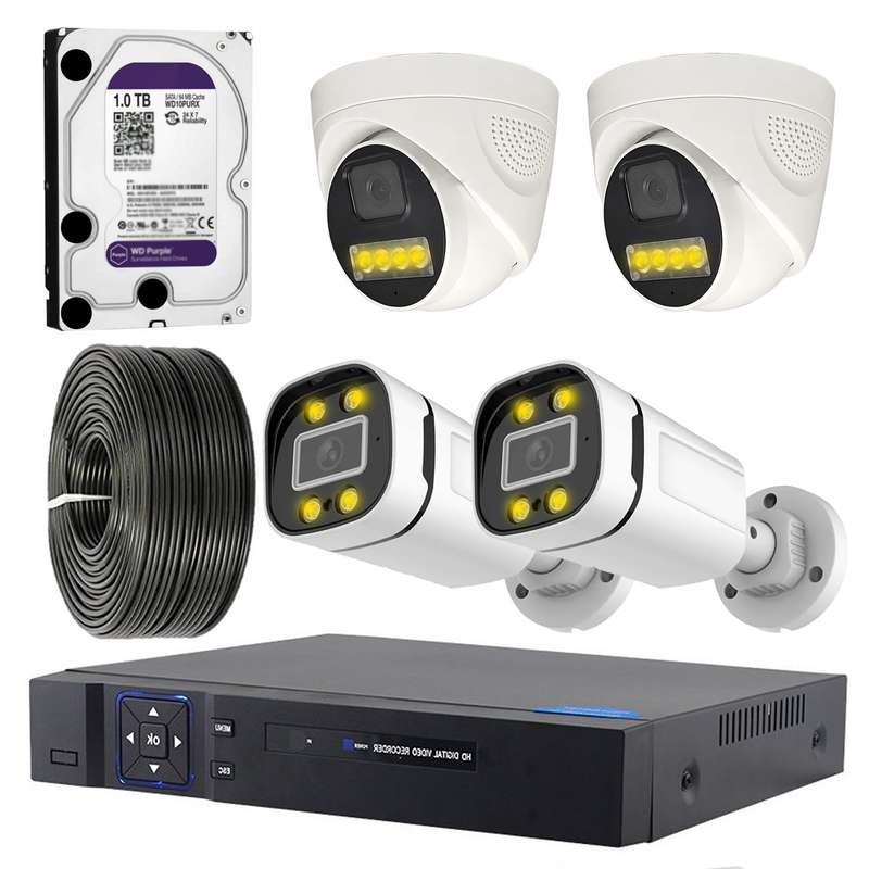 سیستم امنیتی نظارتی مدل HD PACK 4 - AXESSLINK T022 سیستم امنیتی نظارتی مدل HD PACK 4 - AXESSLINK T022