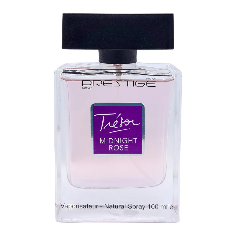 ادوپرفیوم نیو پرستیژ کالر مدل Lancome Tresor Midnight Rose حجم 100 میلی‌لیتر