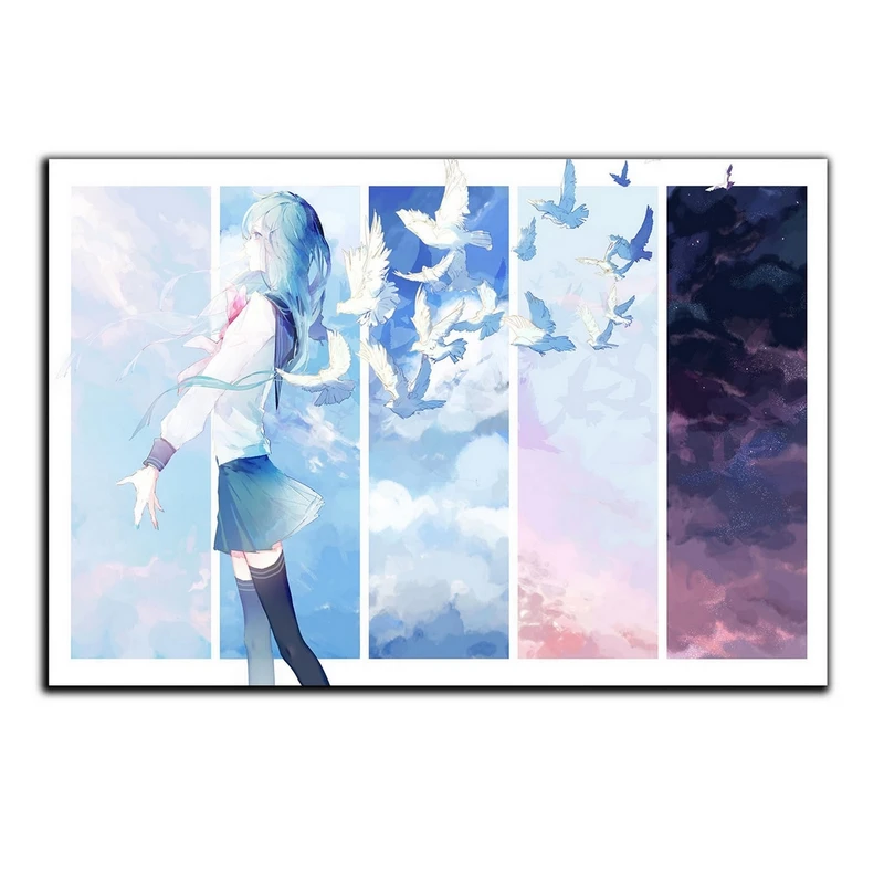 تابلو شاسی بکلیت طرح انیمه و آسمان مدل SH-S4988