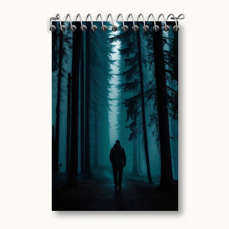 دفتر یادداشت 50 برگ خندالو مدل جنگل کد F717