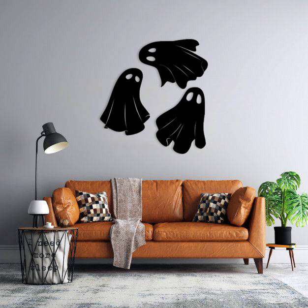 دیوارکوب ماهوت طرح ارواح مجموعه 3 عددی