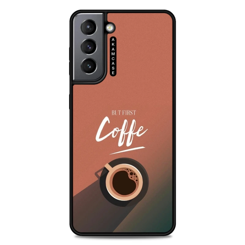 کاور آکام مدل AMC-WSGS21-COFFEE-6 مناسب برای گوشی موبایل سامسونگ Galaxy S21
