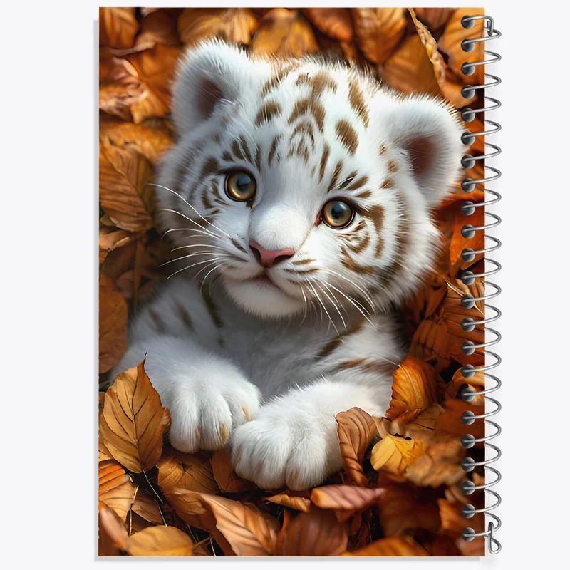 دفتر مشق 100 برگ خندالو طرح پلنگ کیوت کد F7234