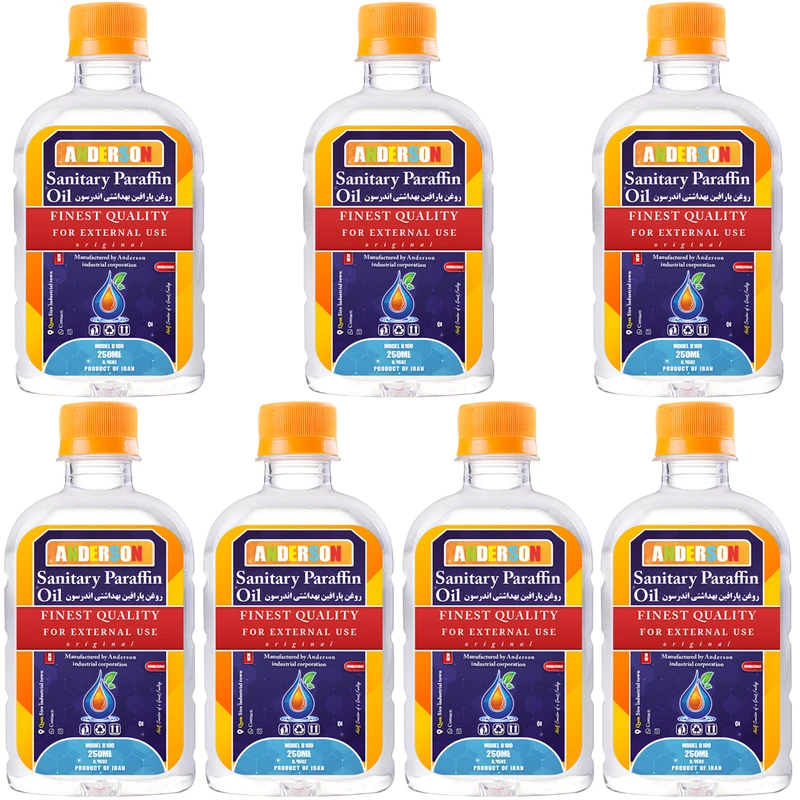 پارافین مایع اندرسون مدل B100 حجم 250 میلی لیتر بسته 7 عددی