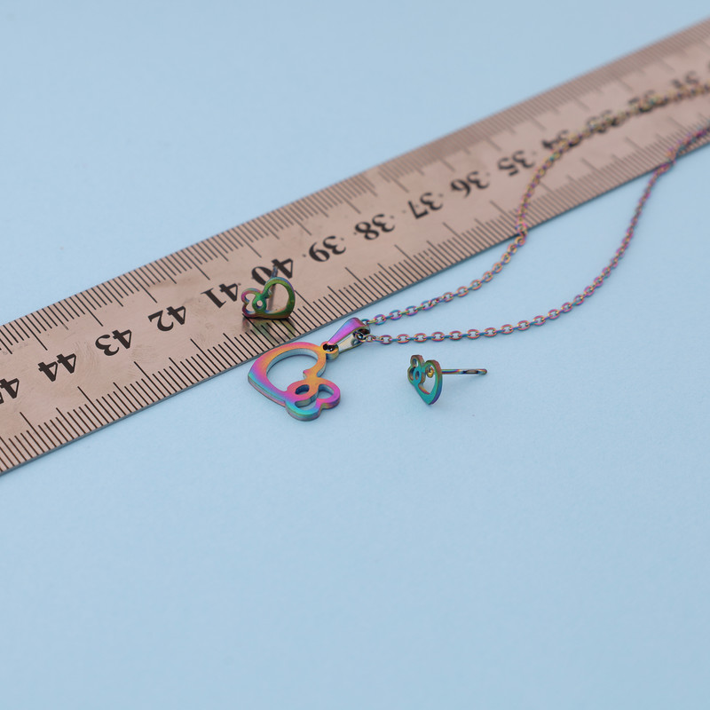 نیم ست زنانه ماصرم طرح قلب کد NS7021