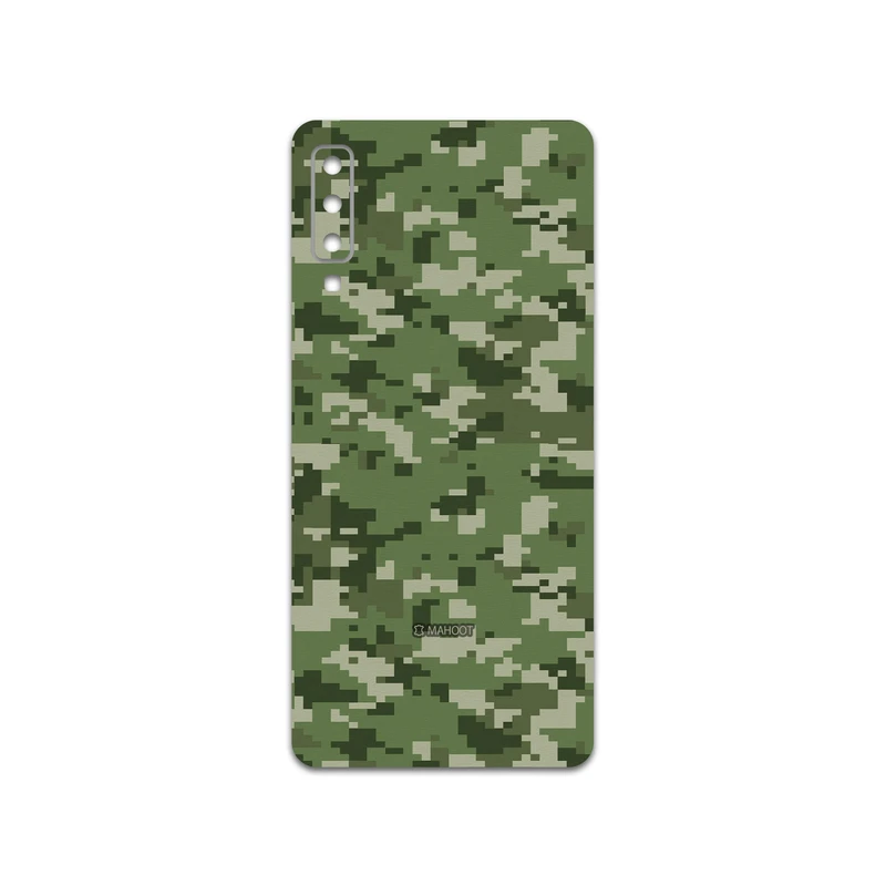 برچسب پوششی ماهوت مدل Army-Green-Pixel مناسب برای گوشی موبایل سامسونگ Galaxy A7 2018