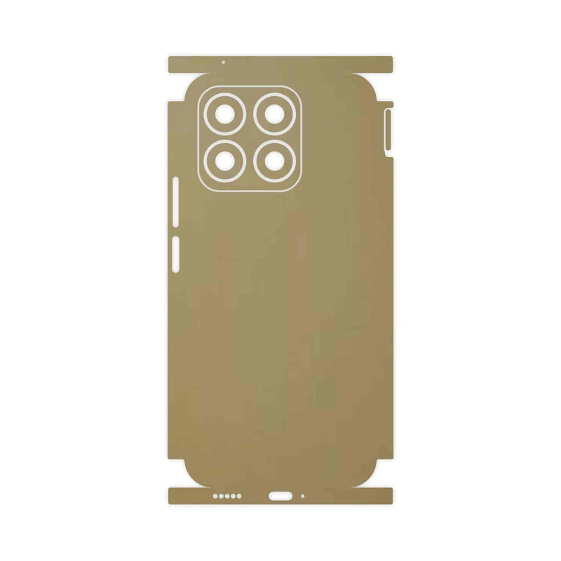 برچسب پوششی ماهوت مدل Matte-Gold-FullSkin مناسب برای گوشی موبایل آنر X8b