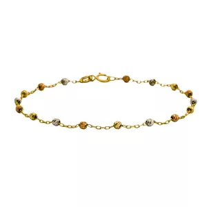 دستبند طلا عیار 18 زنانه گالری رحمانی مدل البرنادو 01051