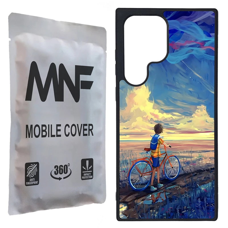 کاور ام ان اف طرح نقاشی دوچرخه کد P-062 مناسب برای گوشی موبایل سامسونگ Galaxy S23 Ultra