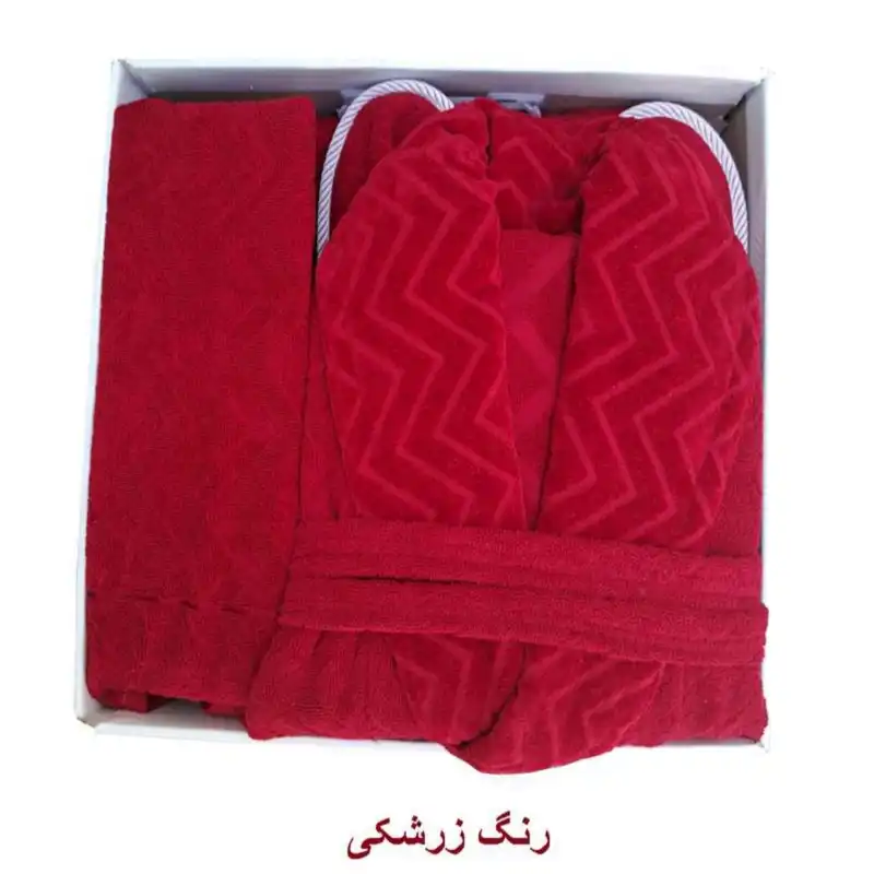 سرویس حوله پالتویی 4 تکه آلامه مدل ونوس AB
