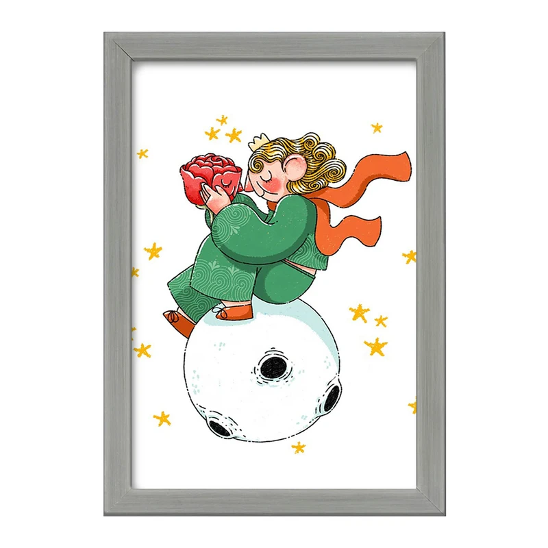 تابلو خندالو طرح شازده کوچولو کد 25794